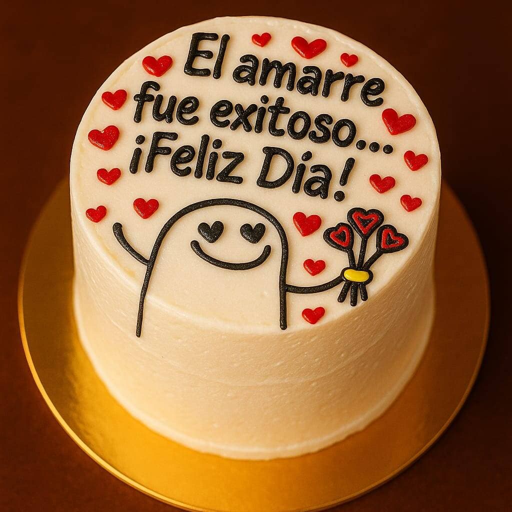 Mini Cake ´´El Amarre Fue Exitoso´´