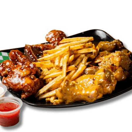 12 Trozos de Costillas + Papas Fritas