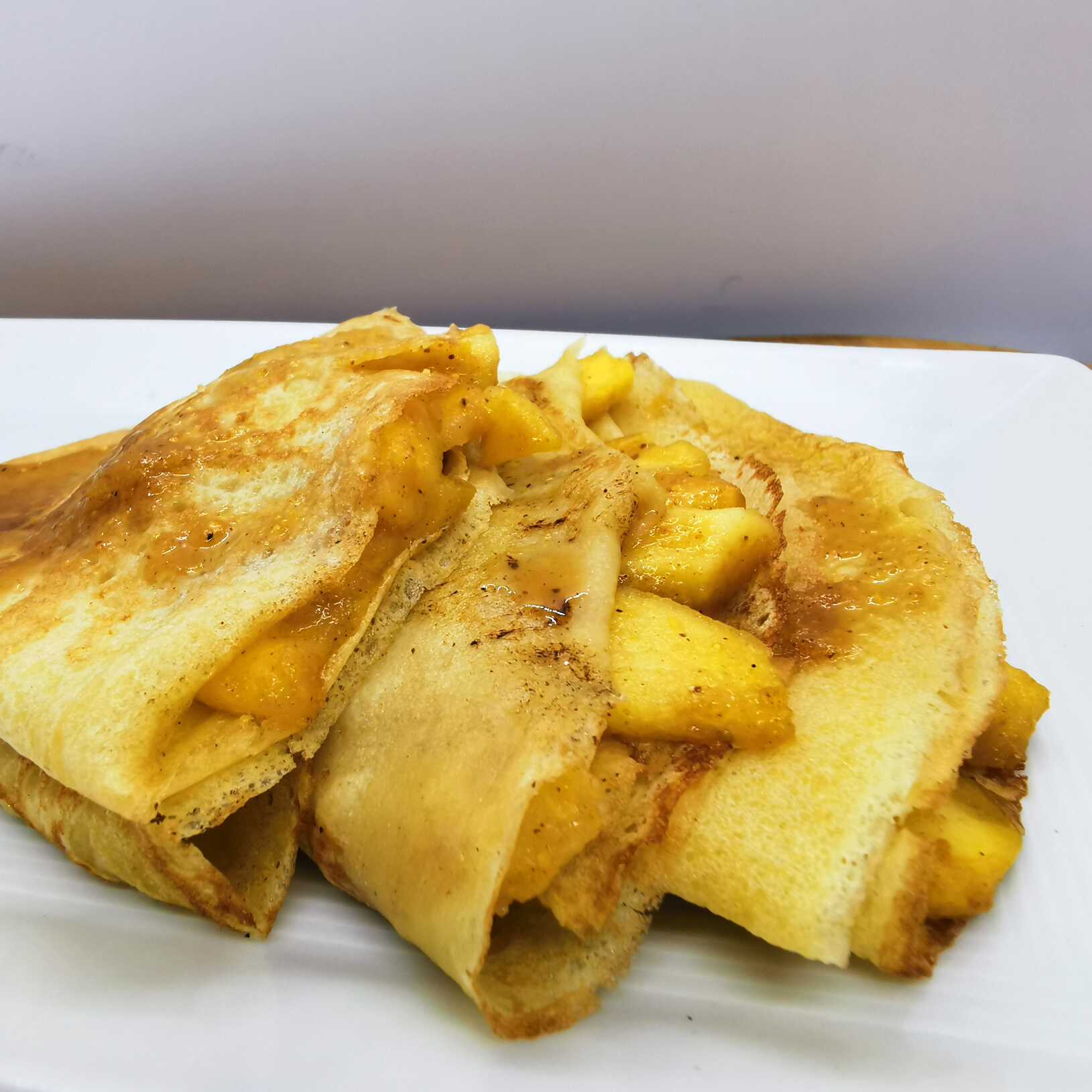 Crepas de Manzana y Canela