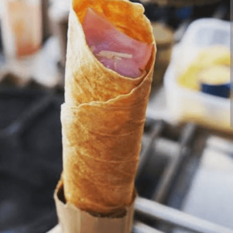 Marquesita de Jamon y Queso de Bola