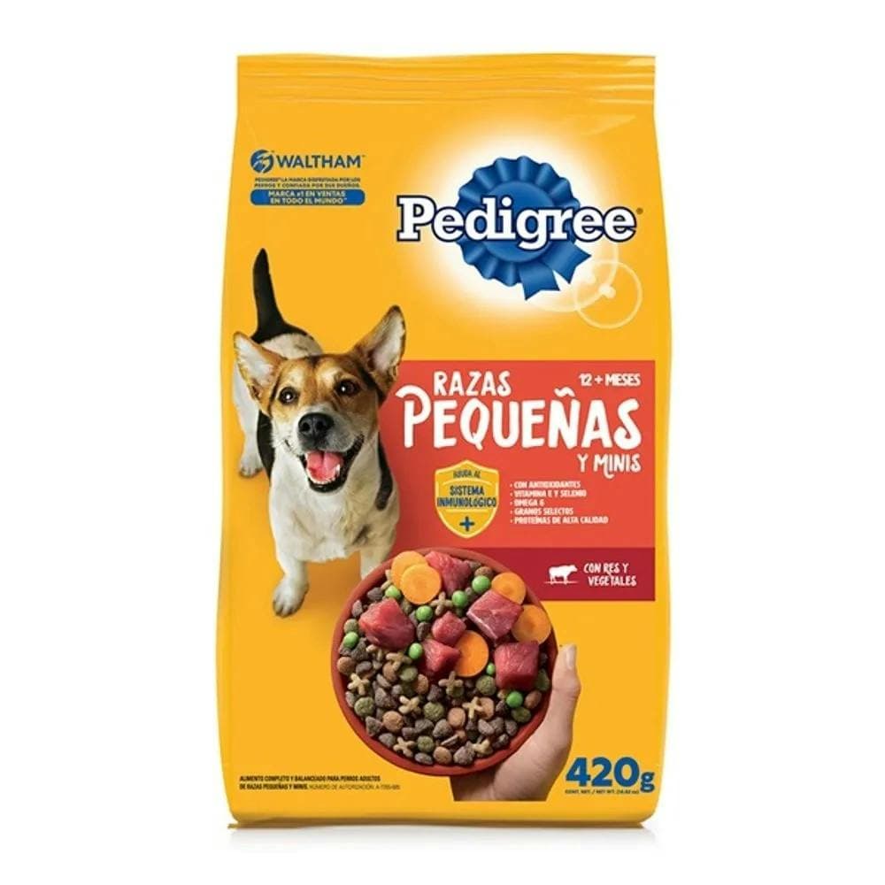 Pedigree Razas Pequenas 420grs