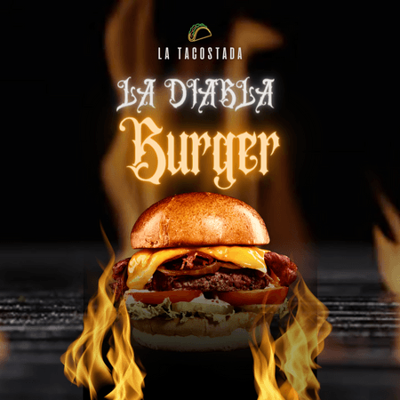 LA DIABLA BURGER 🍔🔥😈