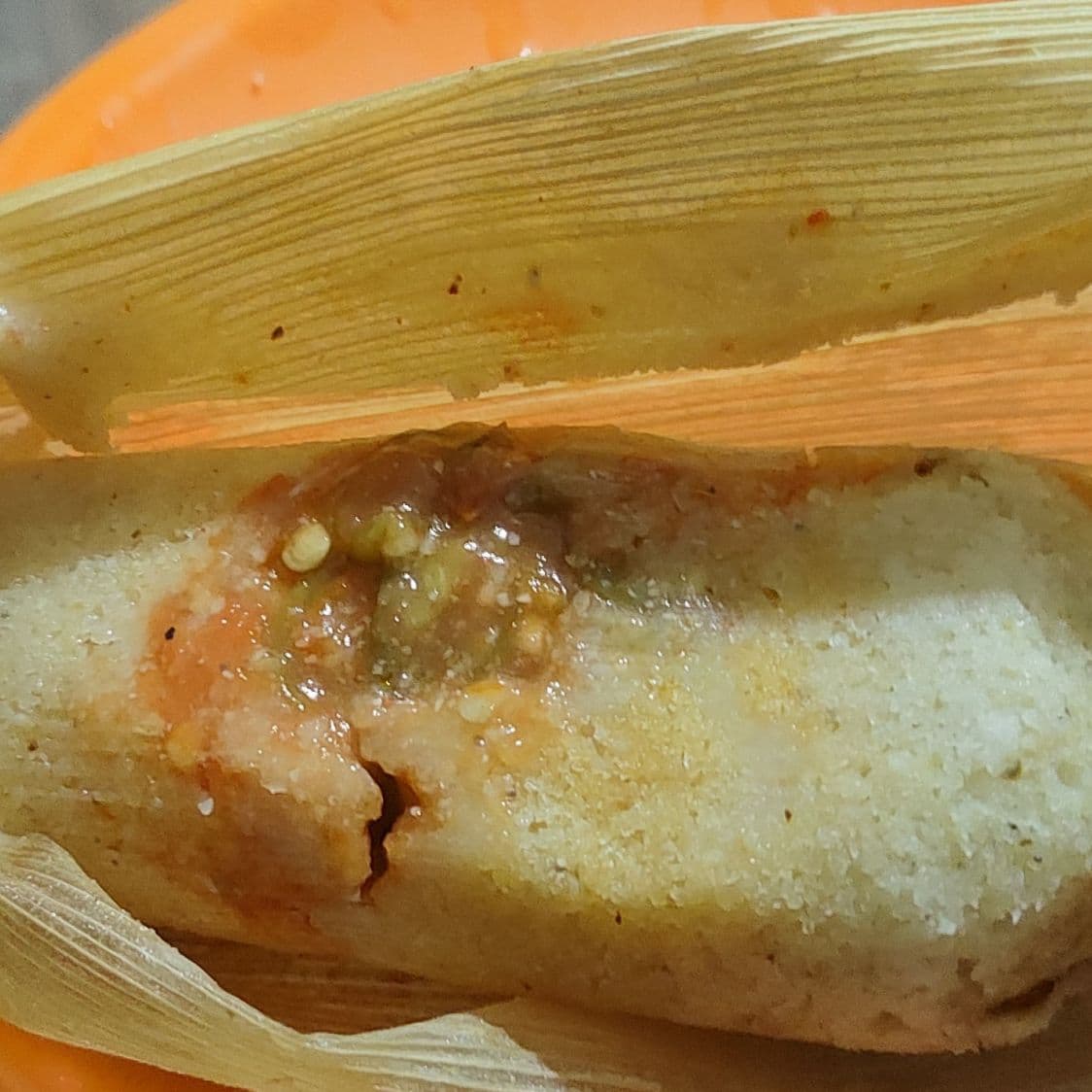 Torta de Tamal , Rajas con Queso