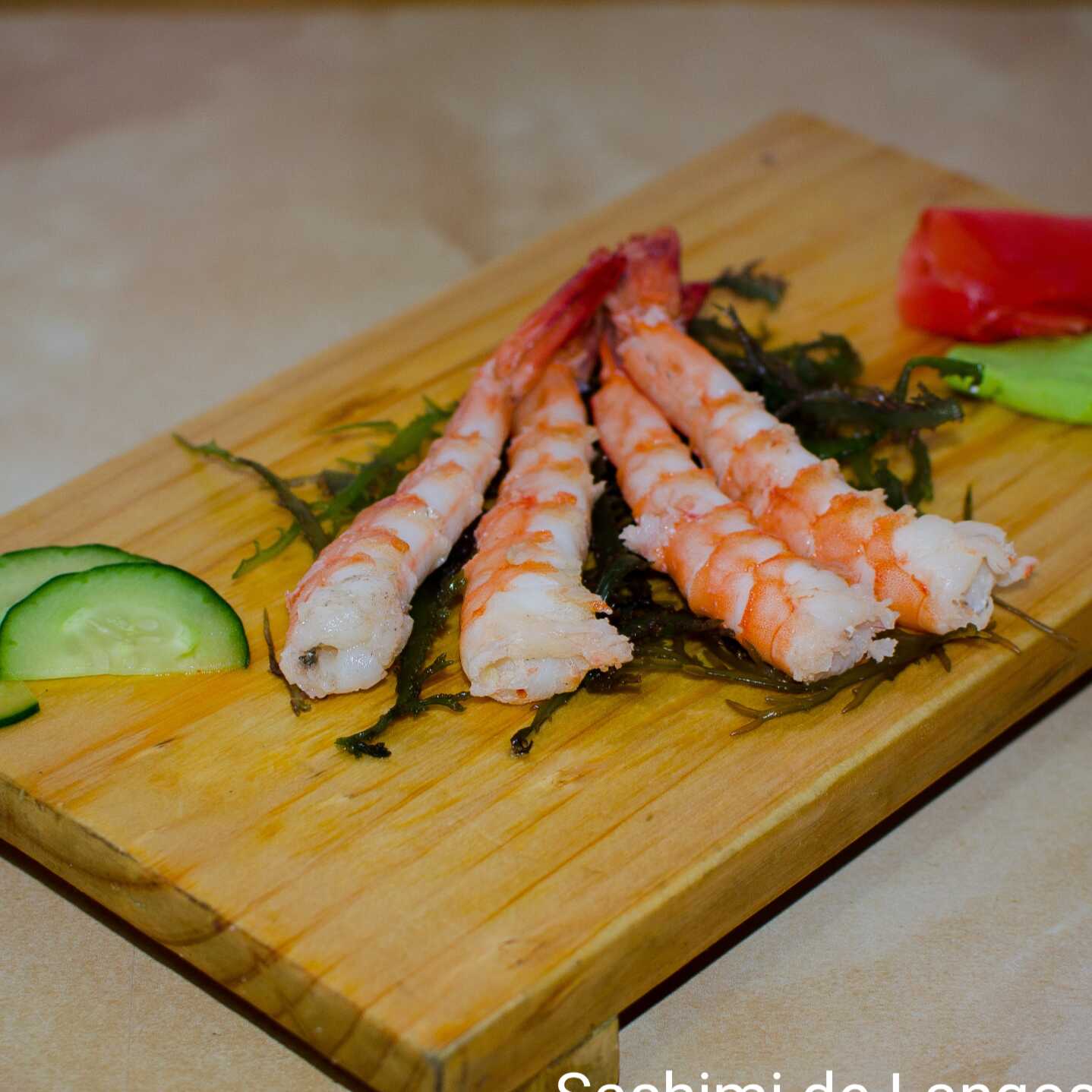 Sashimi de Langostino 4 uds