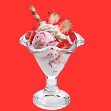 Fresas con Helado