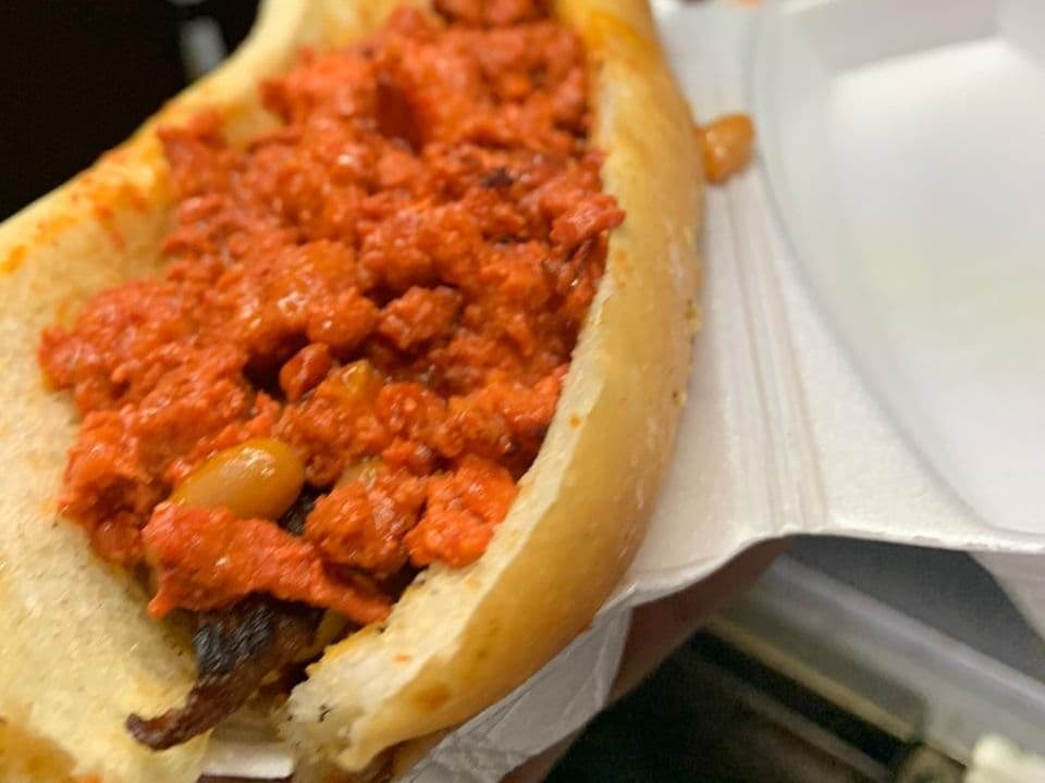 Hot Dog Al Pastor