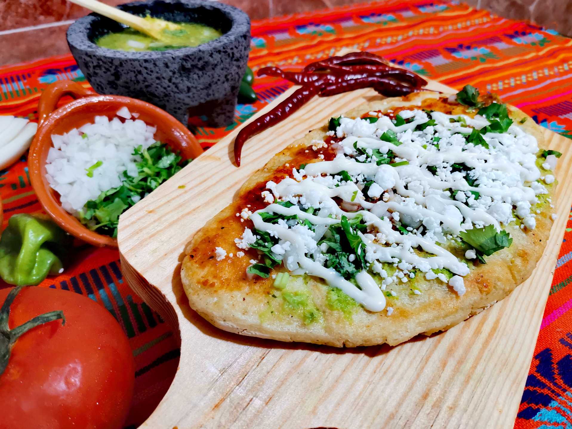 Huarache sencillo.