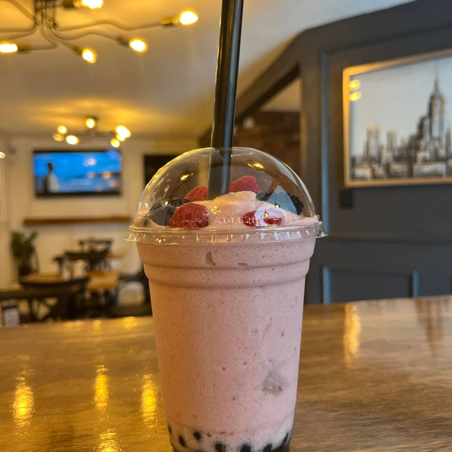 Malteada de Fresa