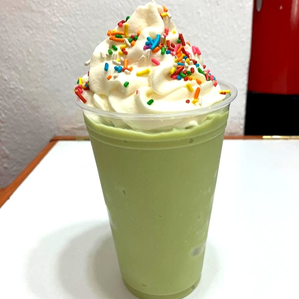 Frappe Matcha con Menta