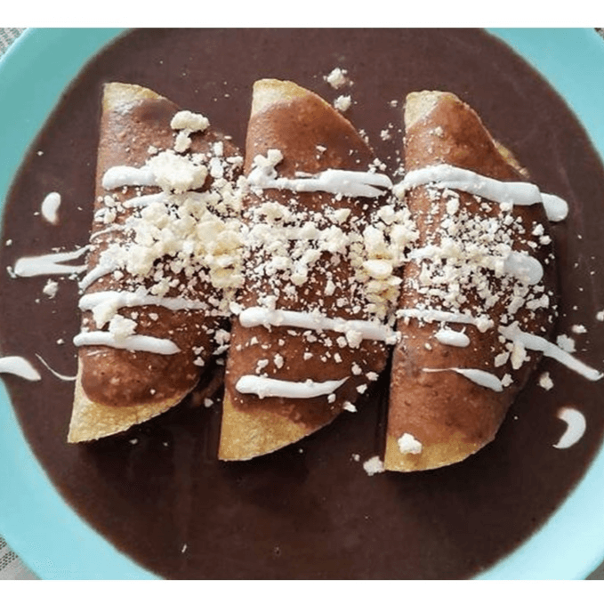 Enfrijoladas