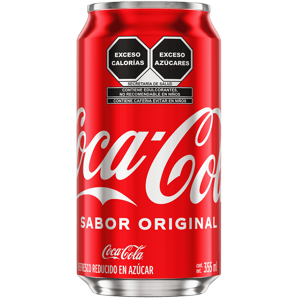 Refresco CocaCola 355 ml lata