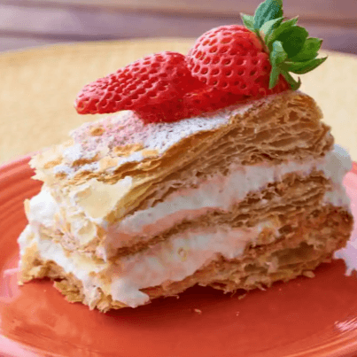 Milhojas con Crema Pastelera
