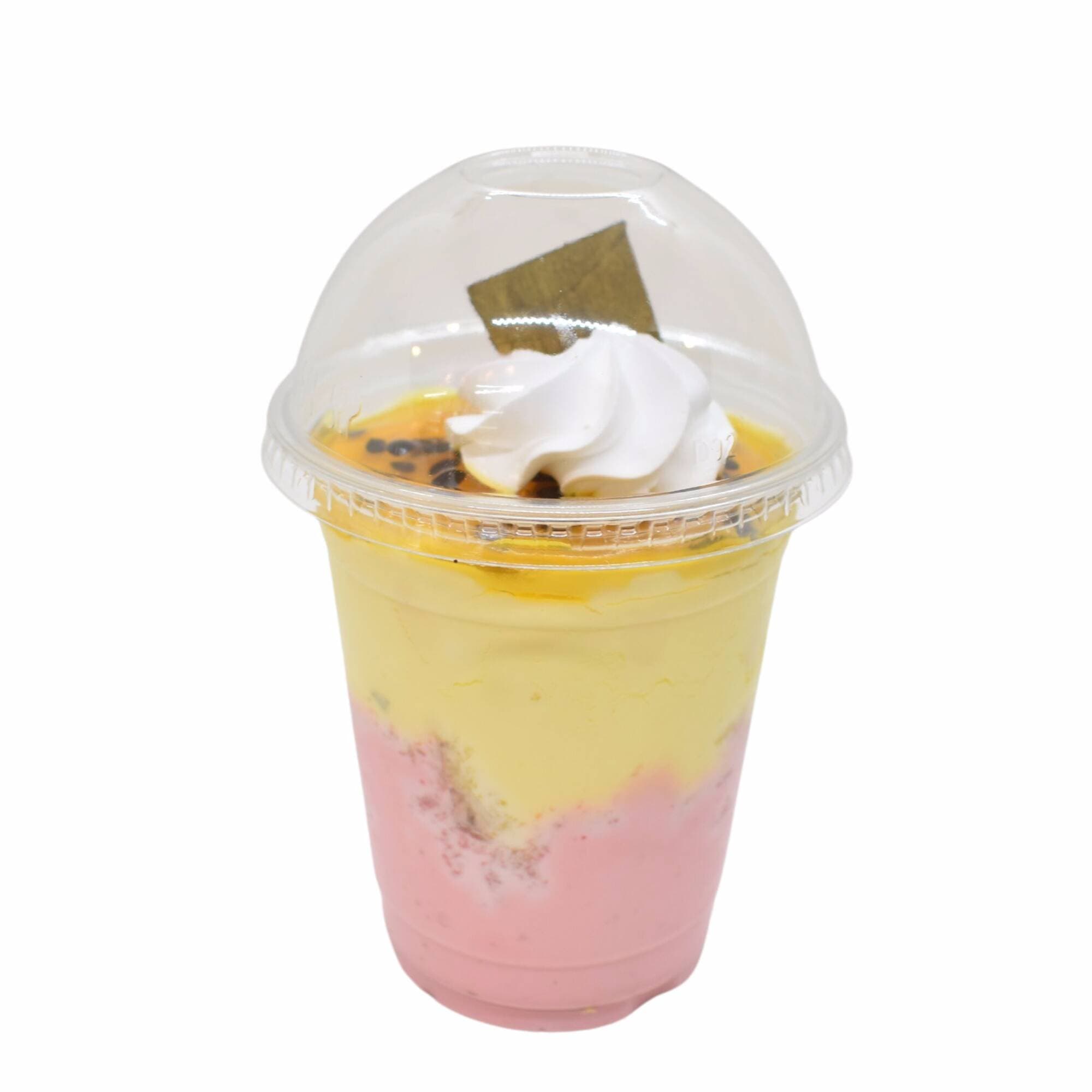 Copa de Mousse de Fresa y Maracuyá