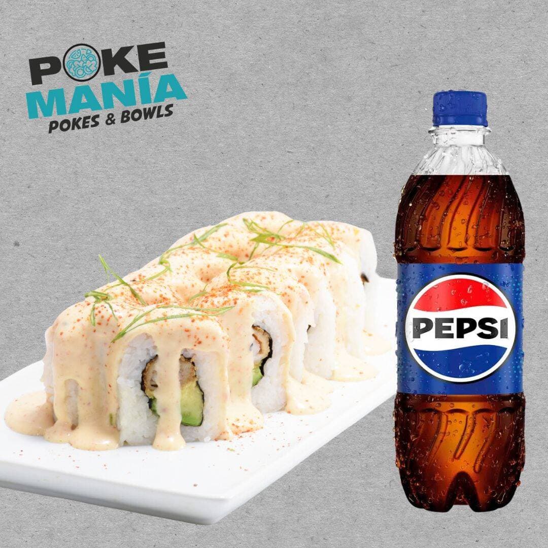 Maki Acevichado +Bebida