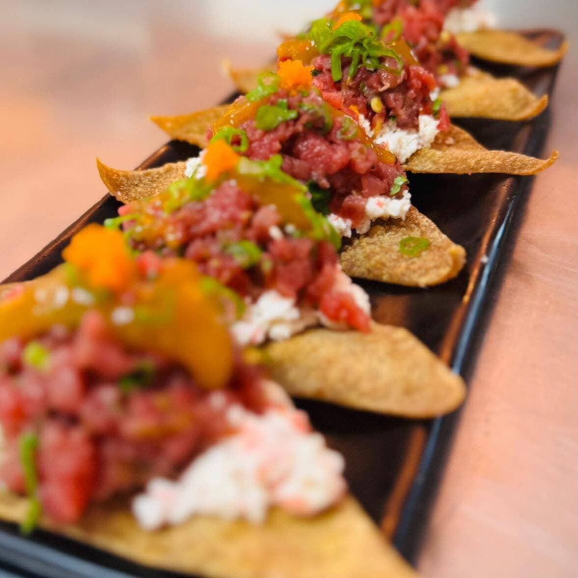 Tostadas Wonton