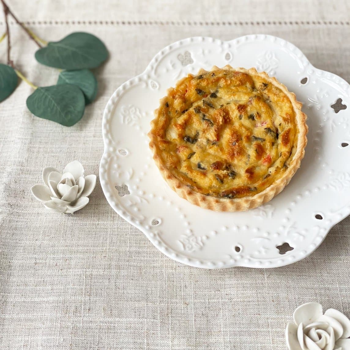 Quiche Caprese (Porción)
