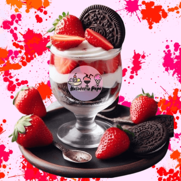 Fresas con Crema y OREO