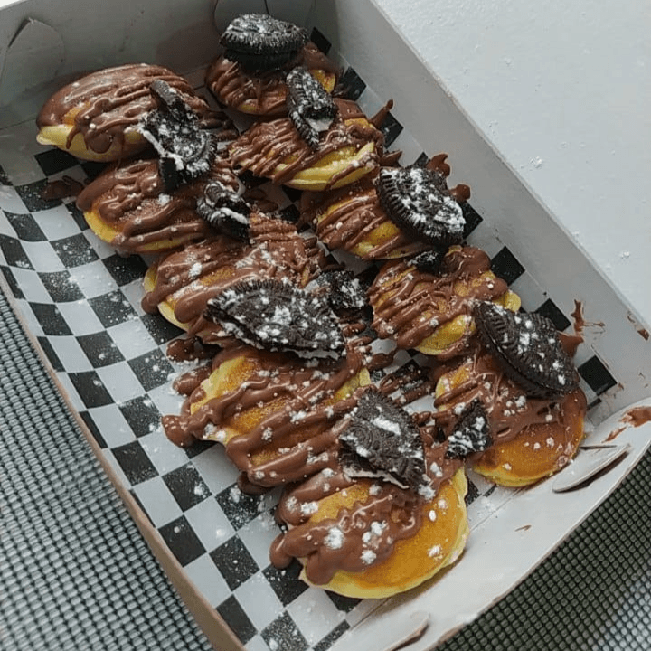 10 Minipancakes + 1 Salsa + Topping de OREO
