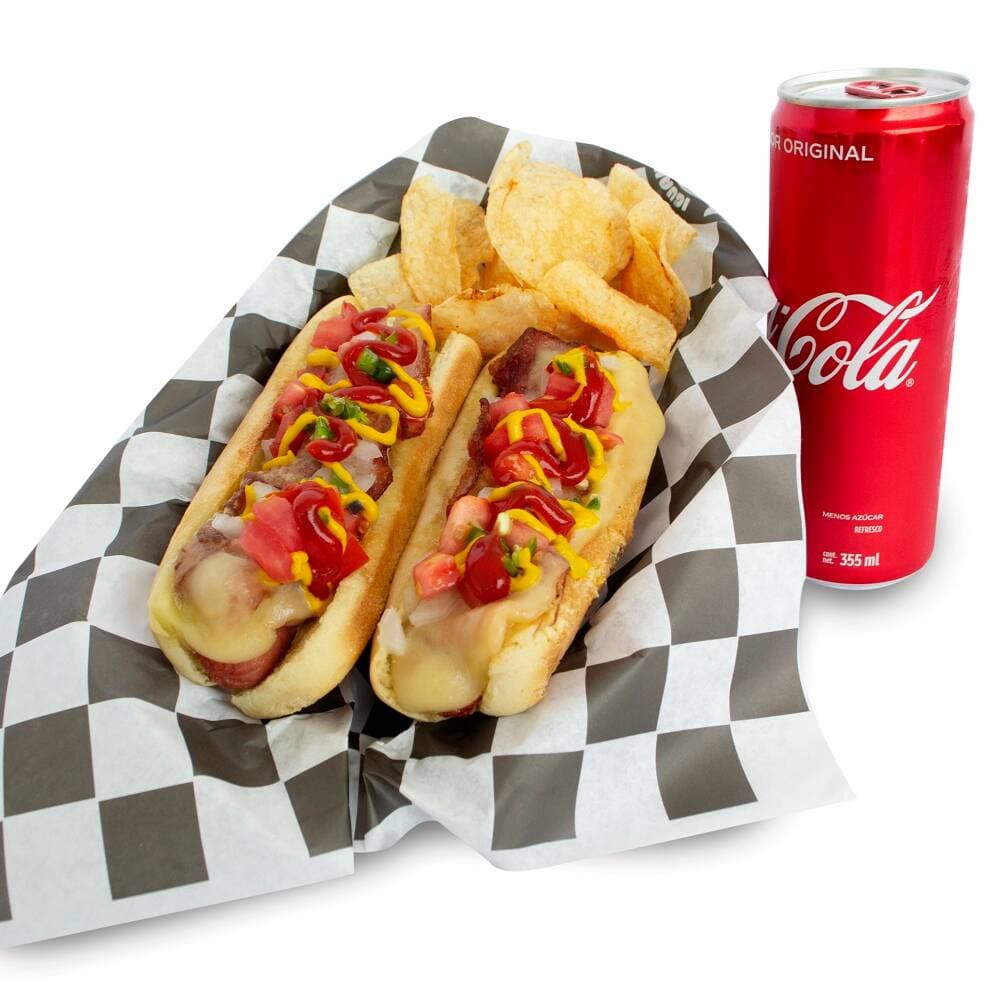 COMBO 2 Hot Dog + Refresco