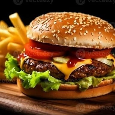 Hamburguesa de Carne + Papas