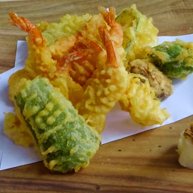 Tempura Verduras y Camarones