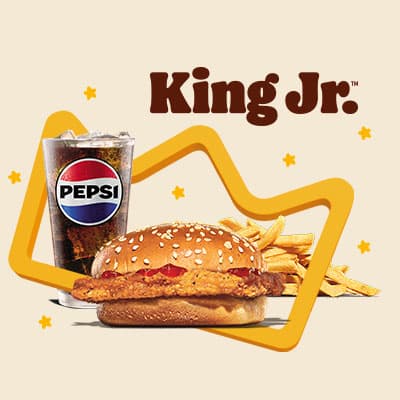 King Jr  Hamburguesa de Pollo