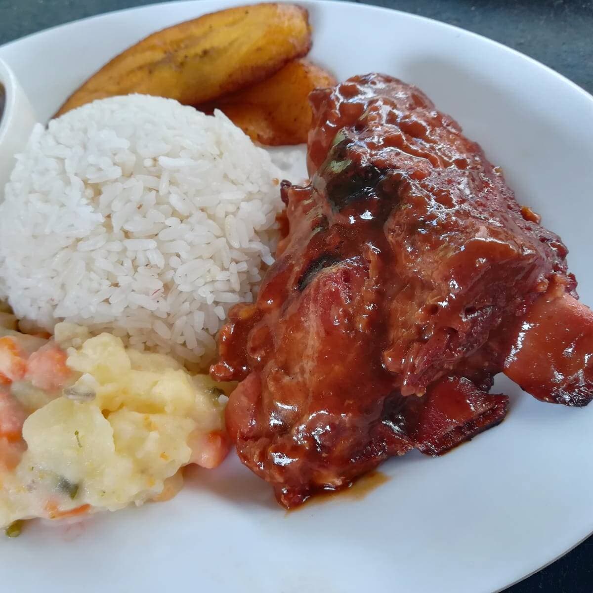 Costillas a la BBQ
