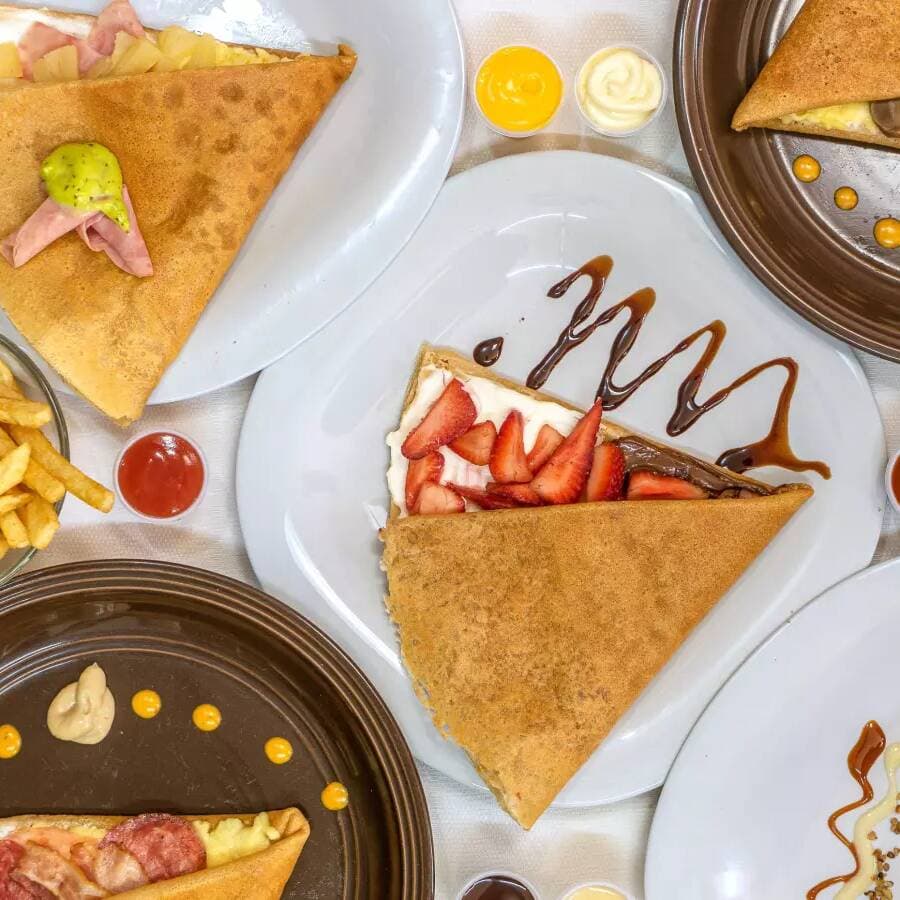 Cajeta con Fresas y Platano