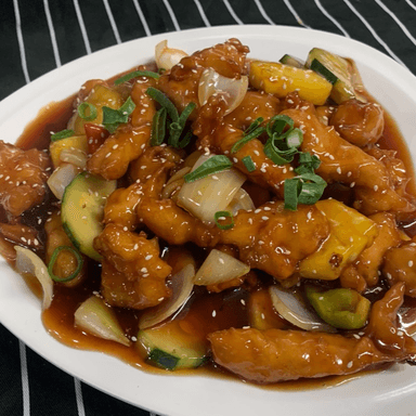 Pollo en Salsa Agridulce