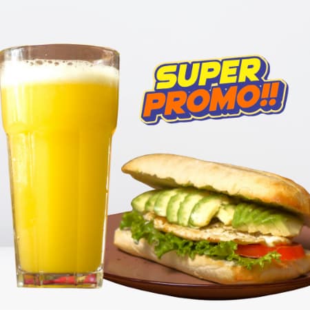 PROMO A la plancha + jugo de piña 16oz