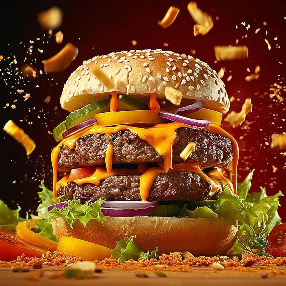 Hamburguesa  Extragrande Jumbo