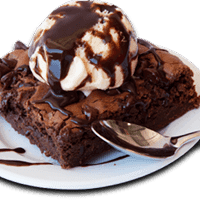 Brownie con Helado