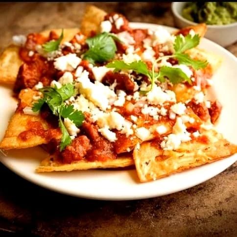 Chilaquiles con Chorizo