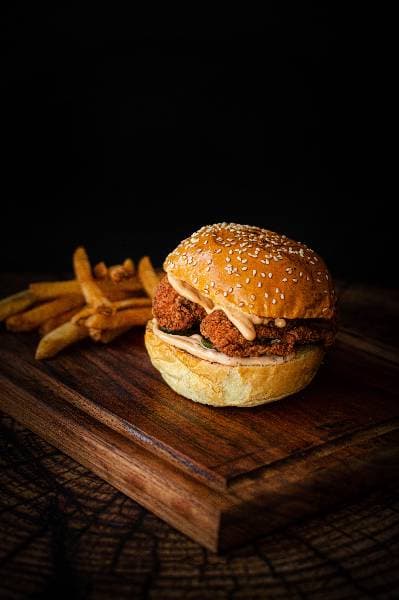 Popayee's chicken burger