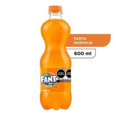 Fanta de naranja 600 ml