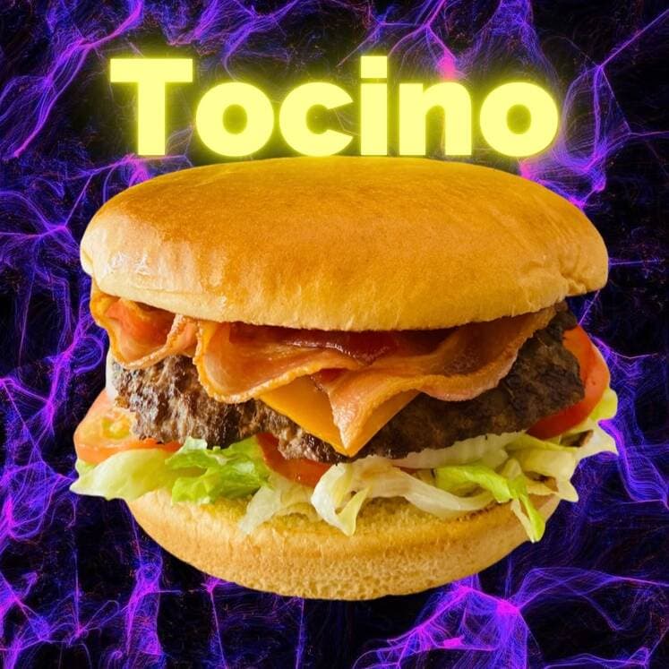 Hamburguesa con Tocino