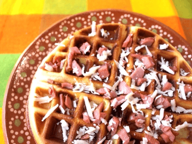 Waffle de Carnes Frias