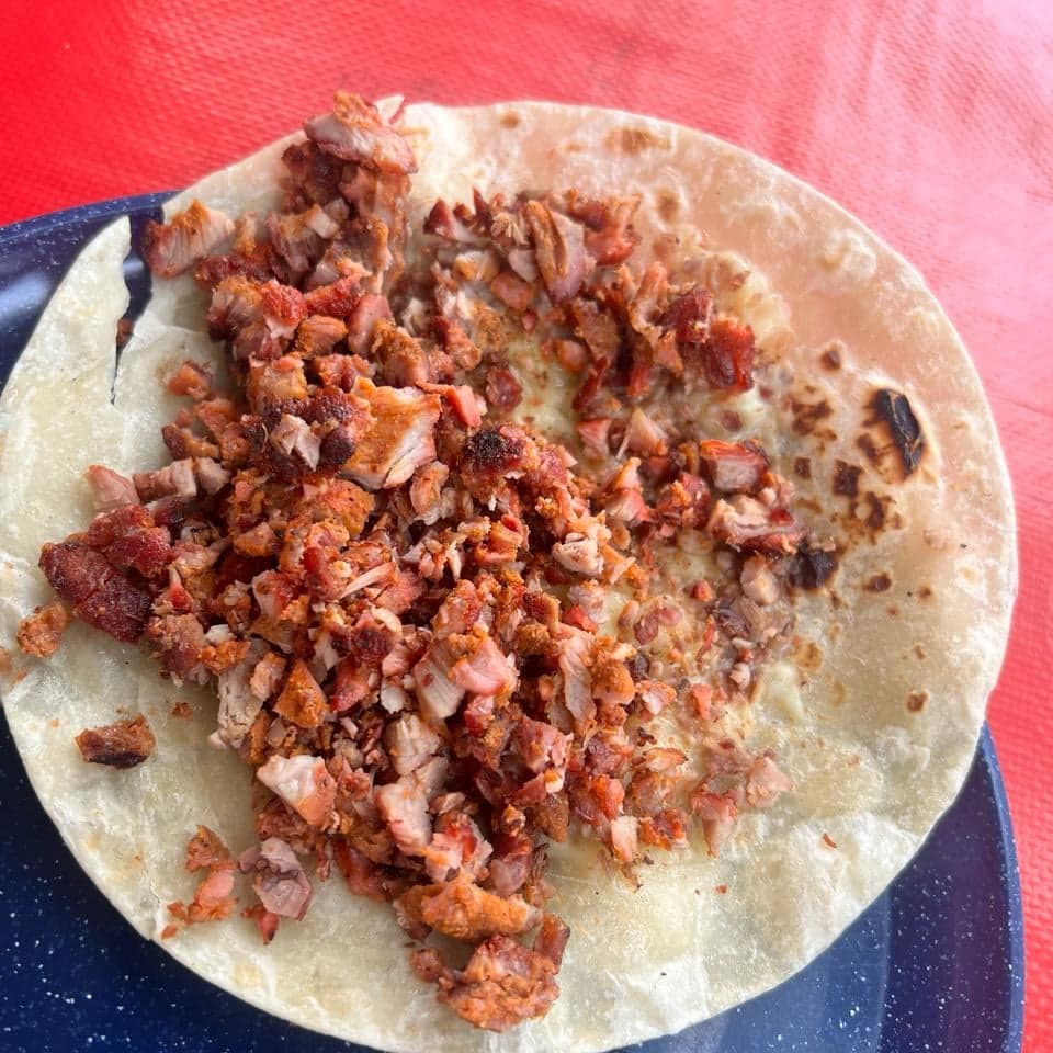 Taco De Harina De Adobada