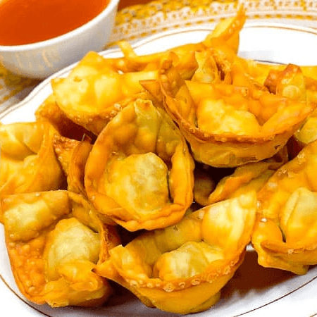 1 Docena de wantan frito relleno