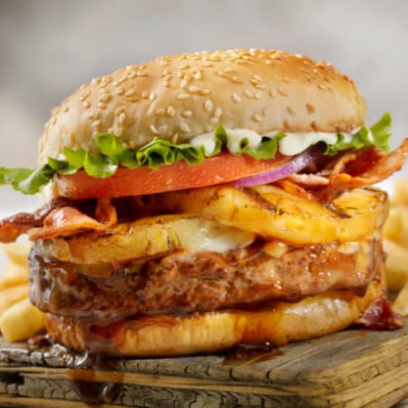 Hamburguesa Hawaiana