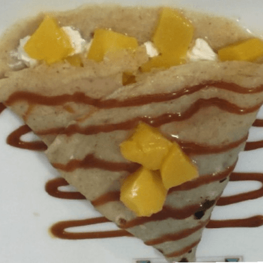 Crepa de Durazno, Philadelphia y Jarabe de choco