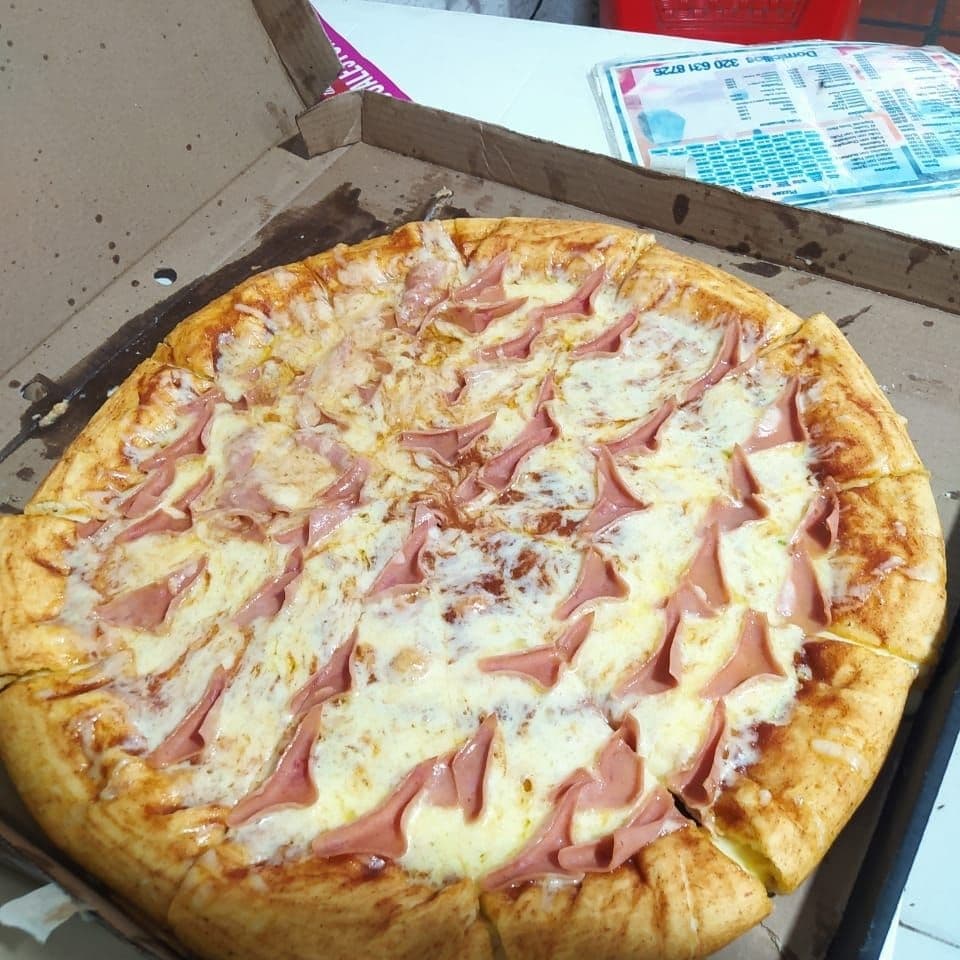Pizzas Xxlarge Jamón con Queso