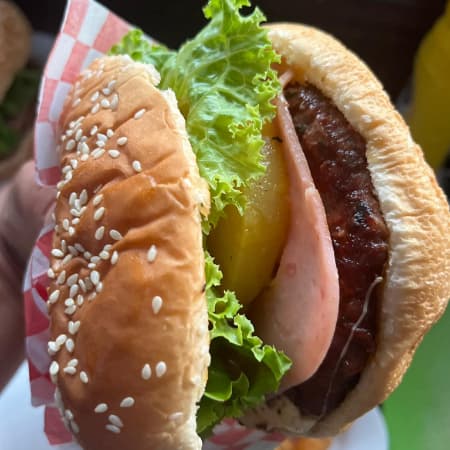 HAMBURGUESA HAWAIANA
