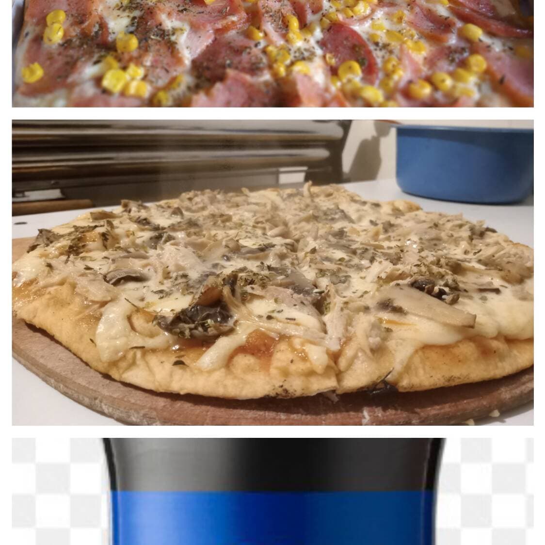 Pizza Pollo Champiñon