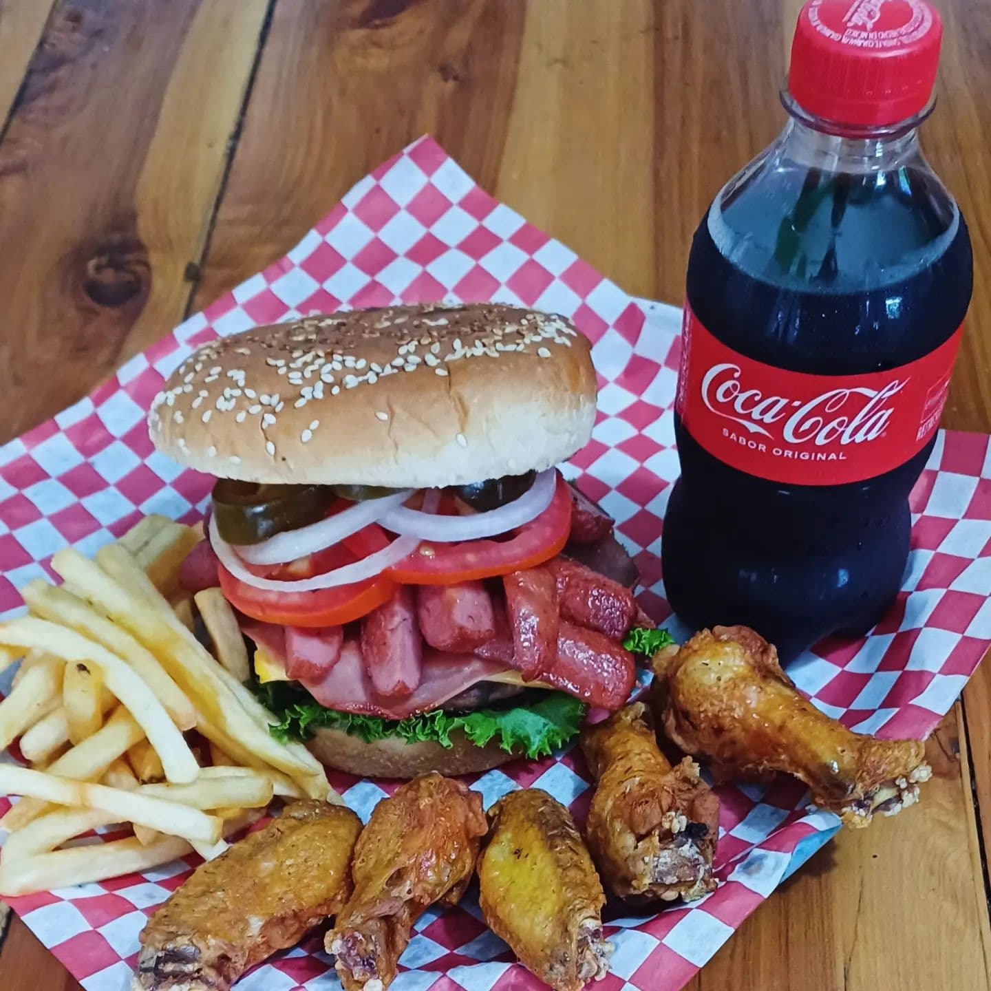 Paquete-llenes Ham. Salchicha+ Papas+ Refresco