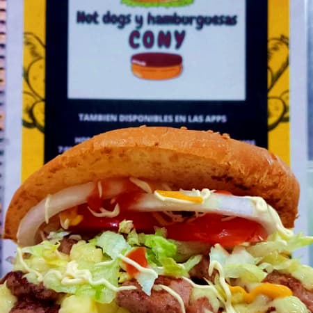 Hamburguesa de Arrachera