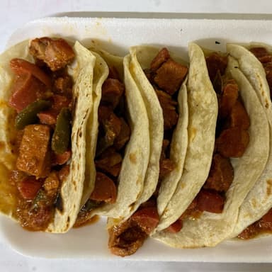 Tacos de Harina de Discada Norteña