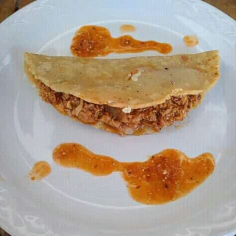 quesadilla de prensado