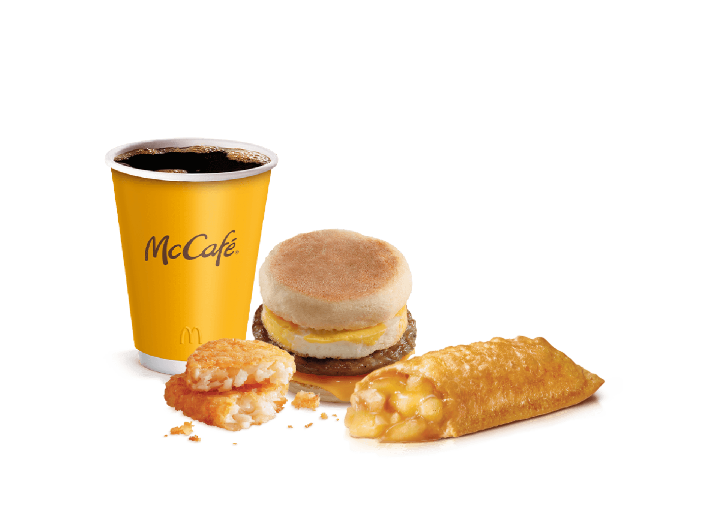 McCombo® Muffin Salchicha Huevo y Pastel de Manzana