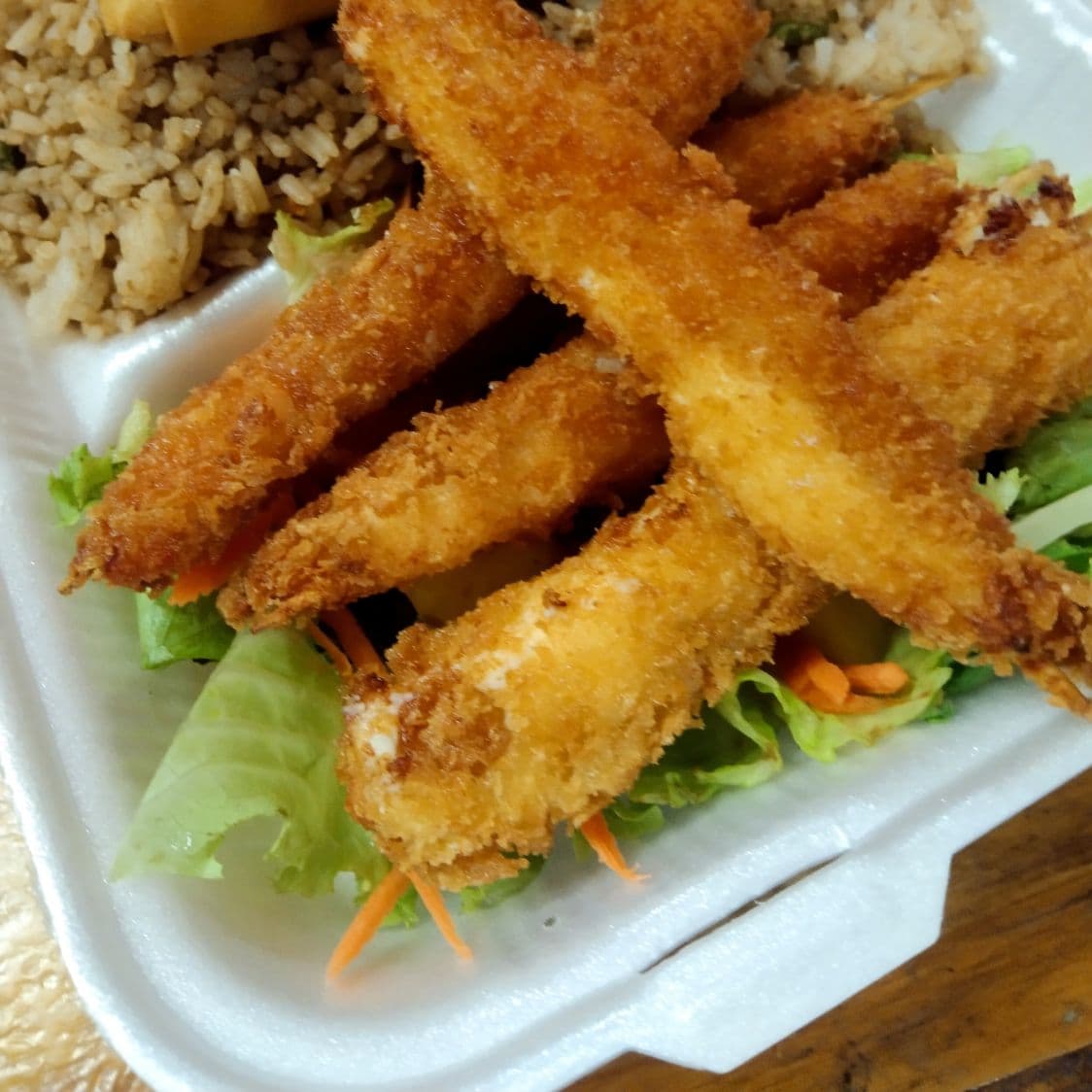 Camarones Empanizados
